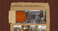 Desktop Screenshot of heritageantiquemallinc.com